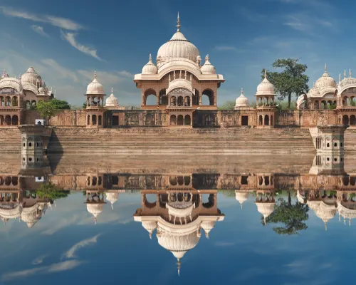 Kusum Sarovar in Mathura Uttar-Pradesh, India.