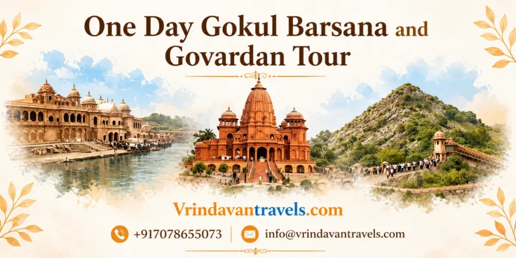 One day Gokul Barsana Govardan tour