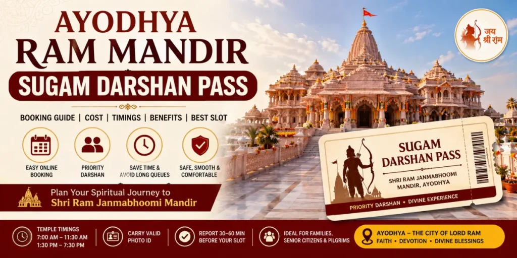 Ayodhya Ram mandir sugam darshan passes