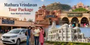 Mathura Junction to Vrindavan tour package covering Krishna Janmabhoomi and Banke Bihari Temple